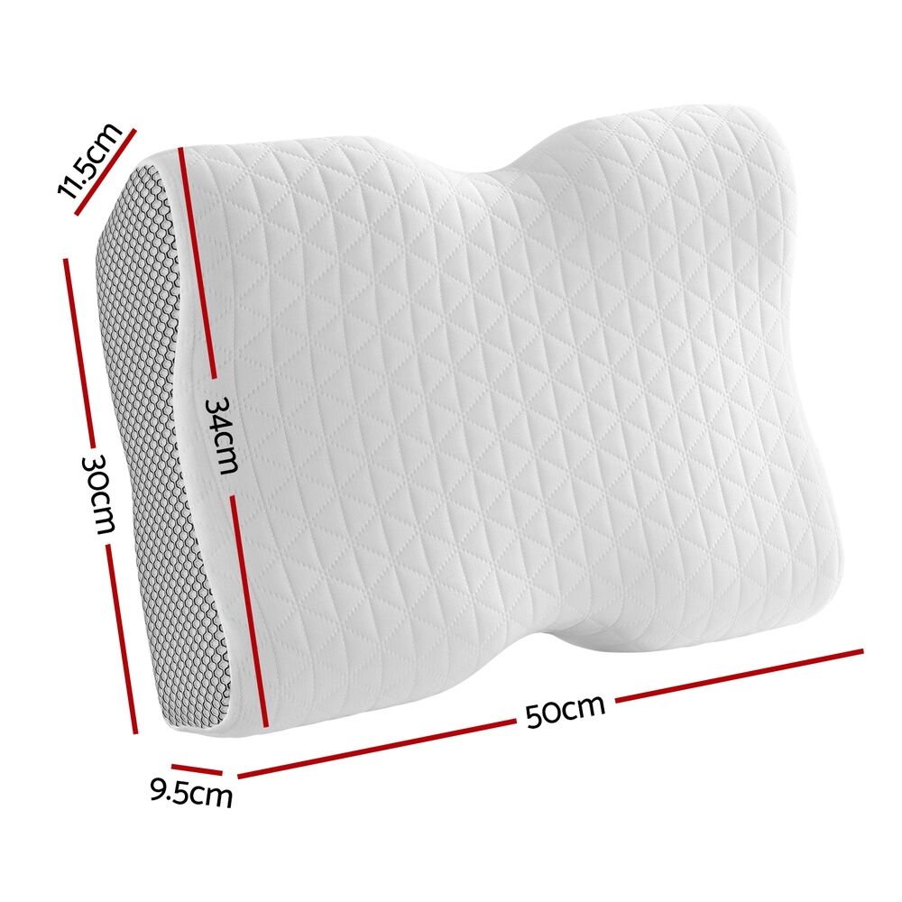 Giselle Memory Foam Pillow Contour Neck Price