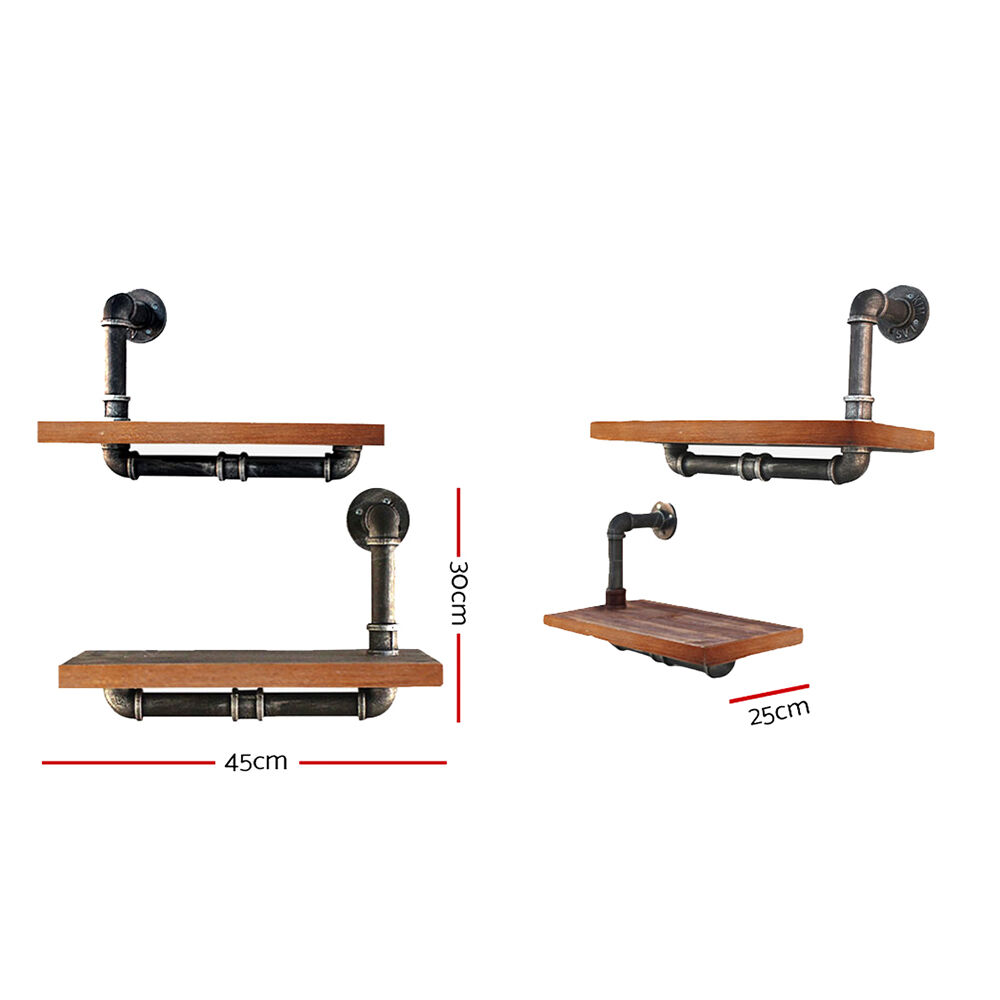 Floating DIY Pipe Shelf 3 Tiers - IONA Price