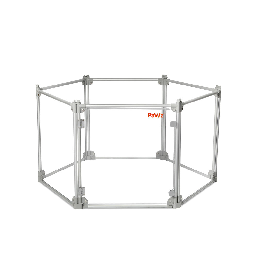 Pet Playpen Transparent Acrylic Clear Folding Dog Fence Kennel 6 Panel Price