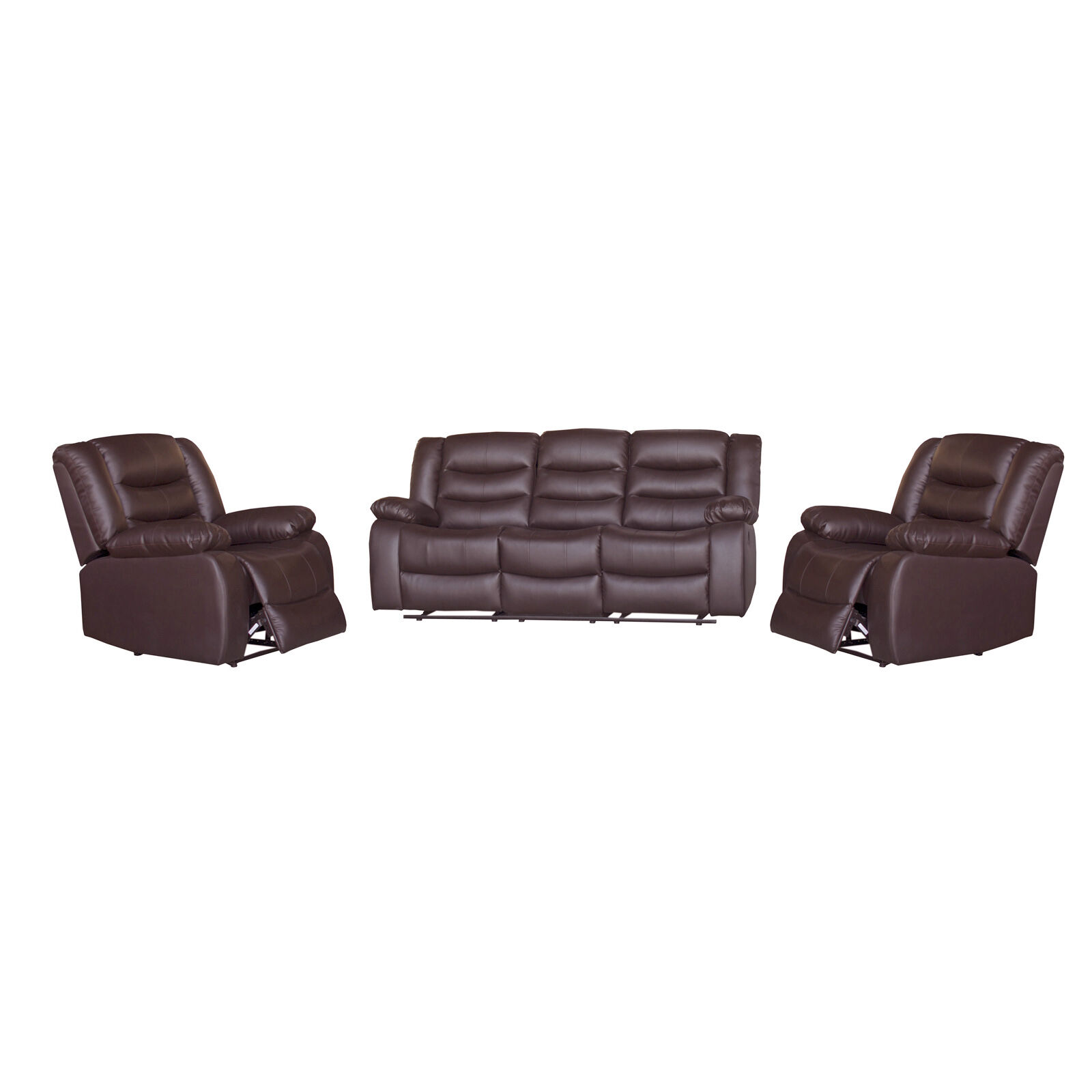 Fantasy Recliner PU Leather 3R+1R+1R Brown Price
