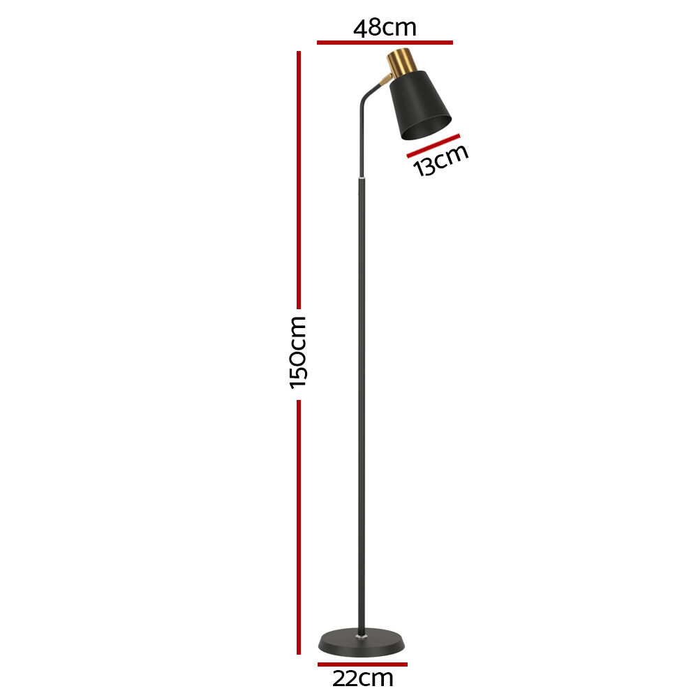 Floor Lamp LED Light Stand Modern Home Living Room Office Reading Black Price