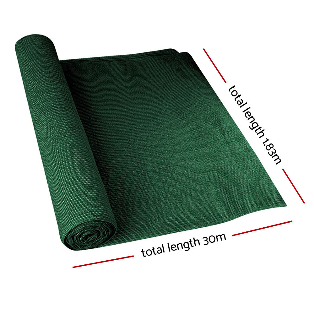 Instahut 90% Shade Cloth 1.83x30m Shadecloth Sail Heavy Duty Green Price