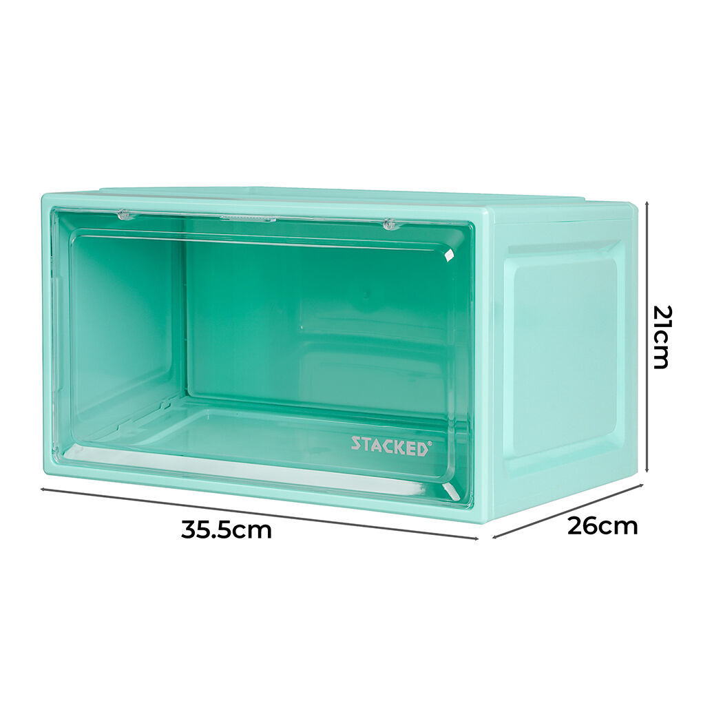 6x Sneaker Display Case Shoe Cyan Price