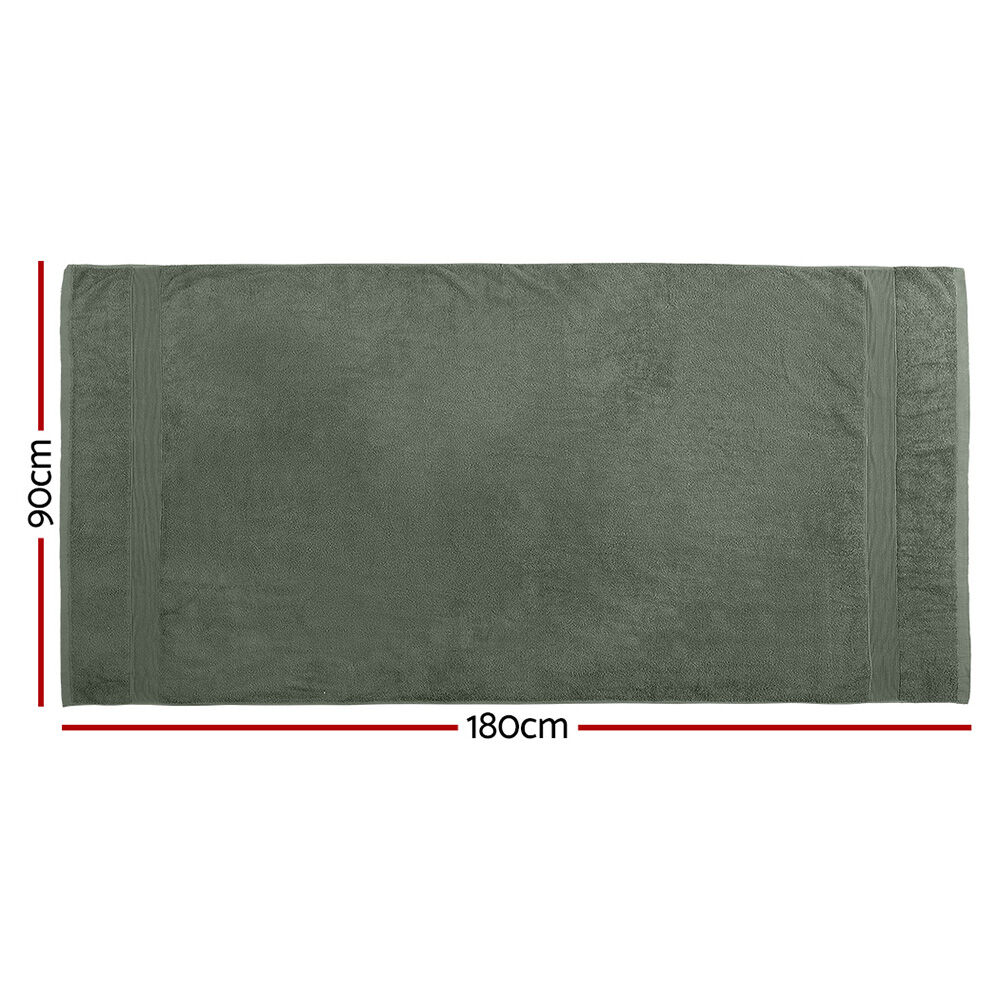 2 Pack Bath Sheets Set Cotton Extra Large Towel Green Price