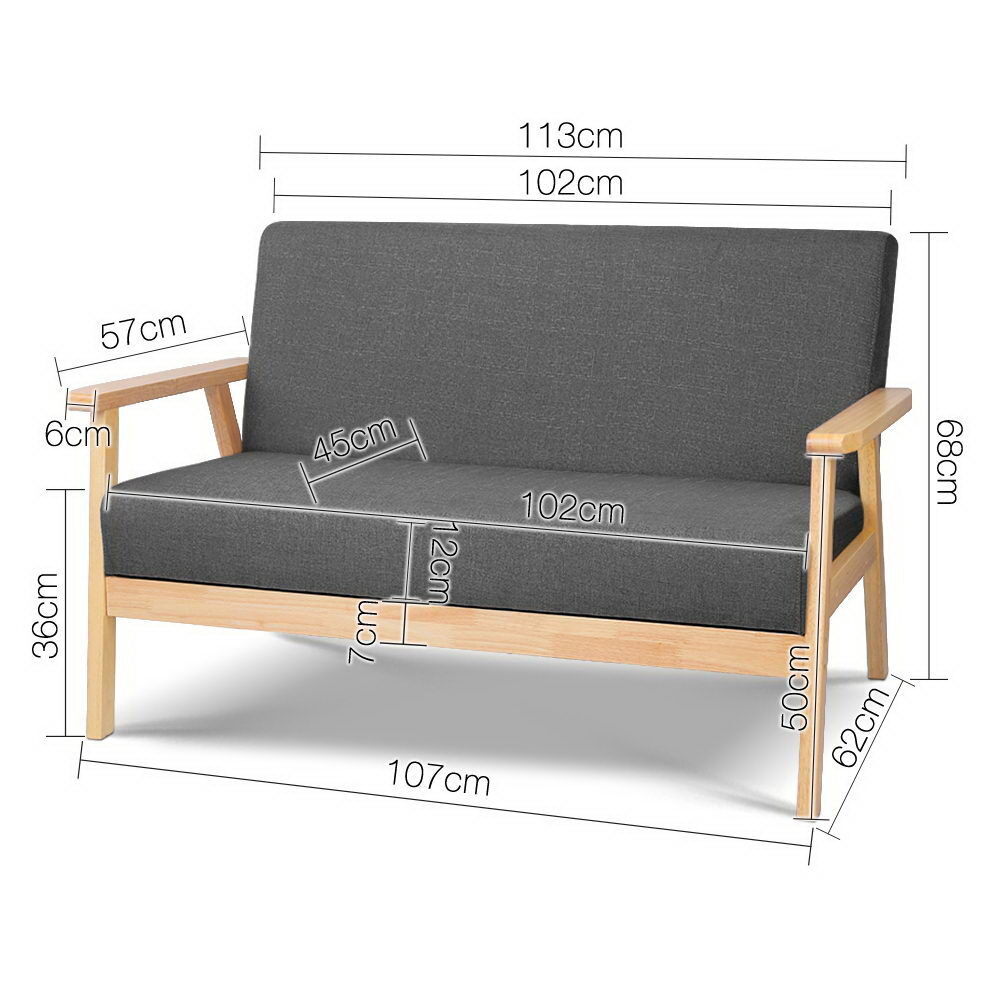 2-Seater Sofa Armchair Skane Price