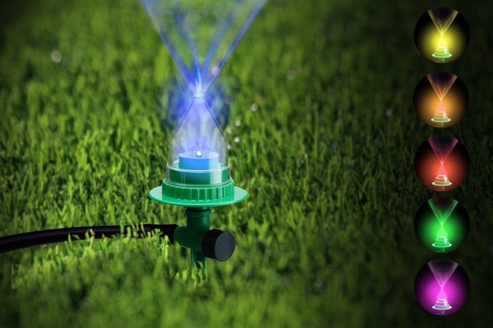 Durable and Extremely Cool Led Water Sprinkler Perfect for Gardens and Lawns Price