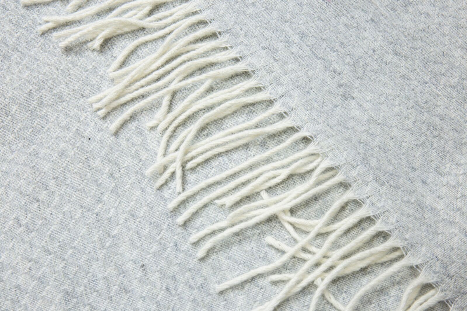 Chiswick Throw - Merino Wool/Cashmere - Light Grey Price