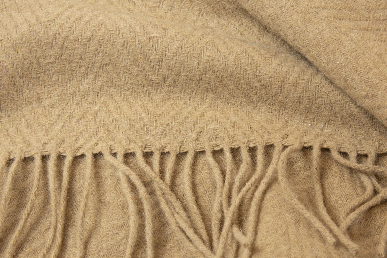 Hampton Throw - Merino Wool Blend - Camel Price