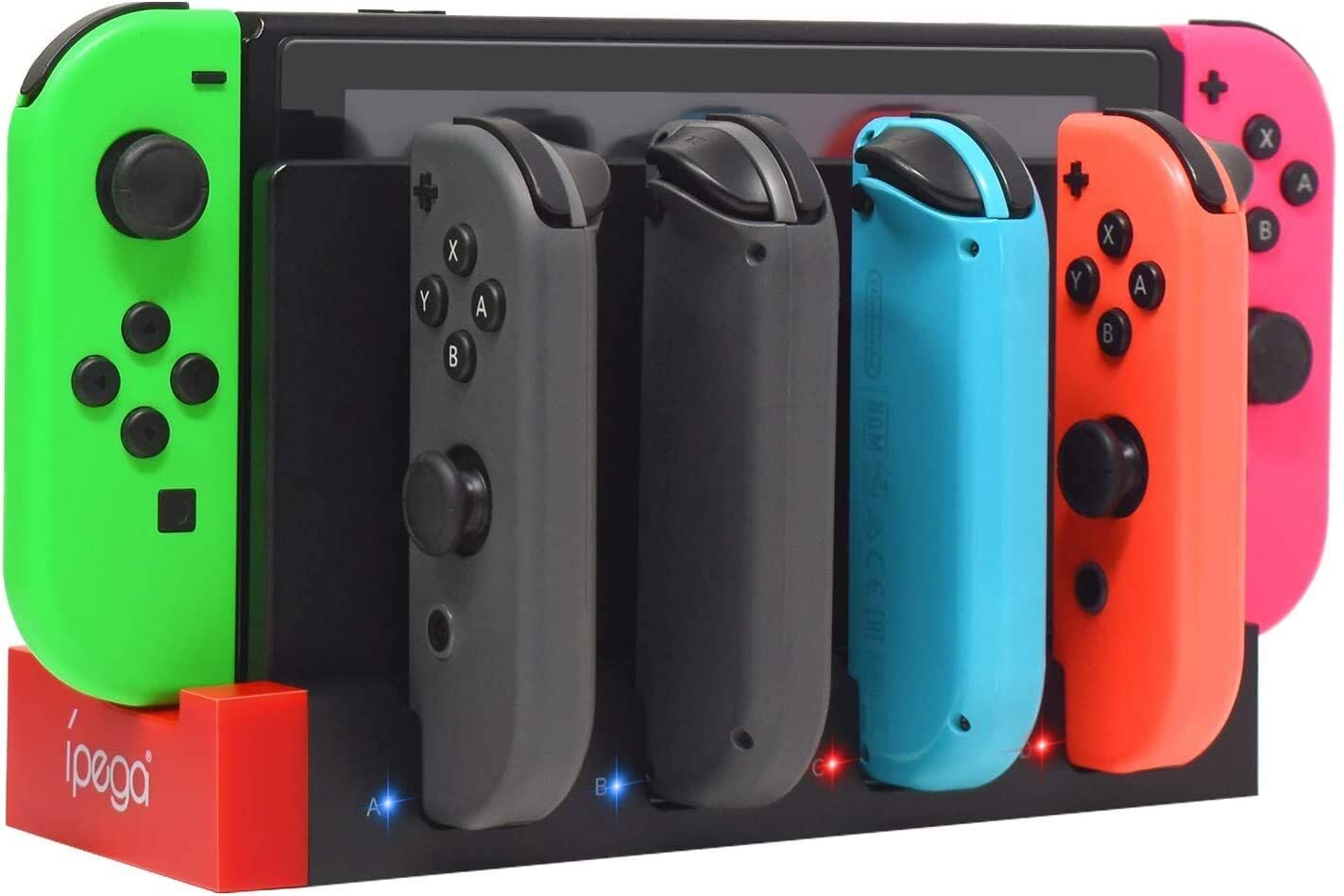 4 in1 Charger Station Stand for Nintendo Switch Joy-con with LED Indication Price