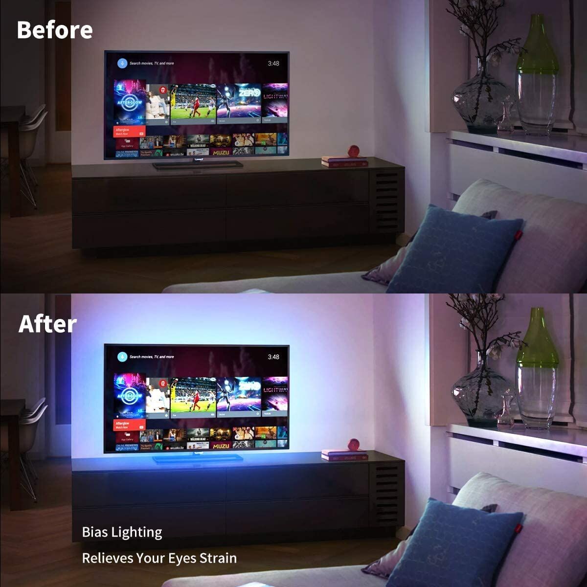 3M LED Strip Lights Rope Light for TV, Gaming and Computer (Lights Strip App with Remote Control) Price