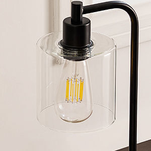 2x Pack Industrial Table Lamp with 2 USB Port for Bedside Nightstand Desk and Living Room Office (Bulb not Included) Price
