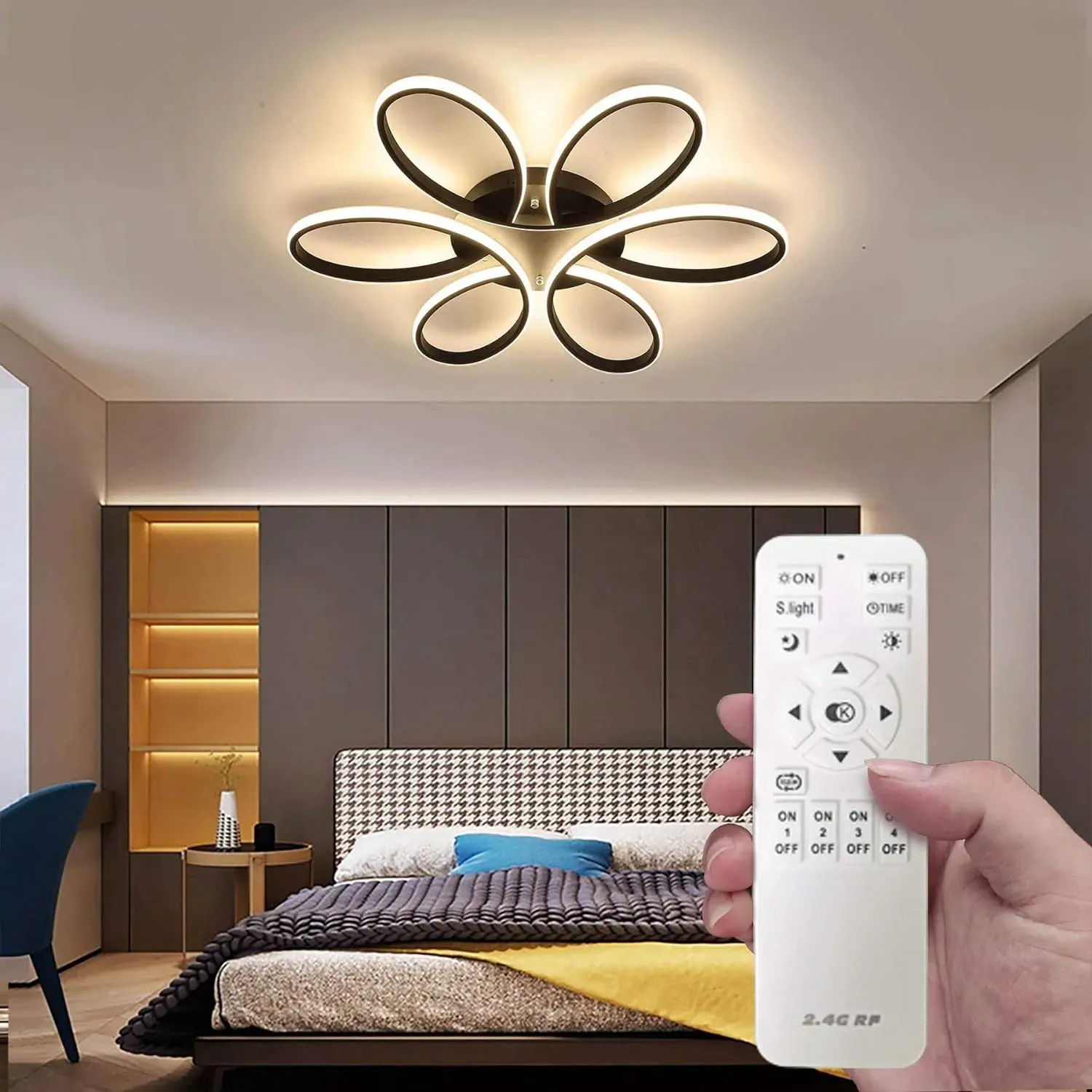 Modern LED Chandelier Light Fixture (90 cm) Price