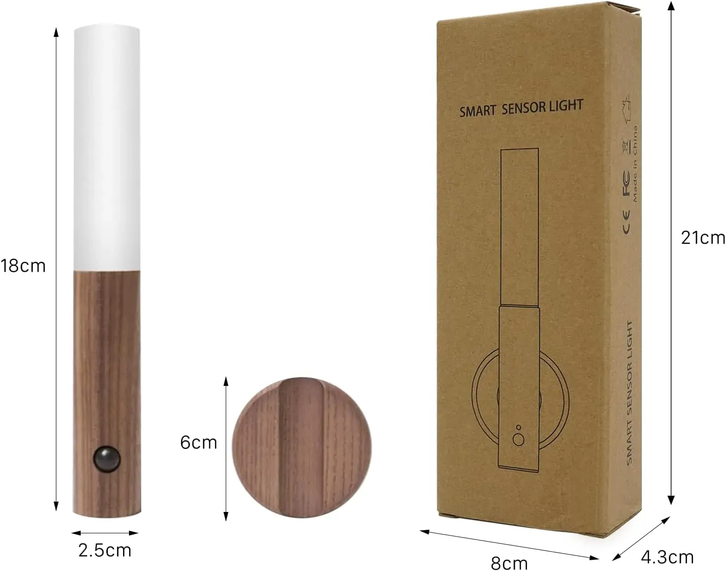 Motion Sensor Wall Light Indoor, LED Rechargeable, 2pcs Price