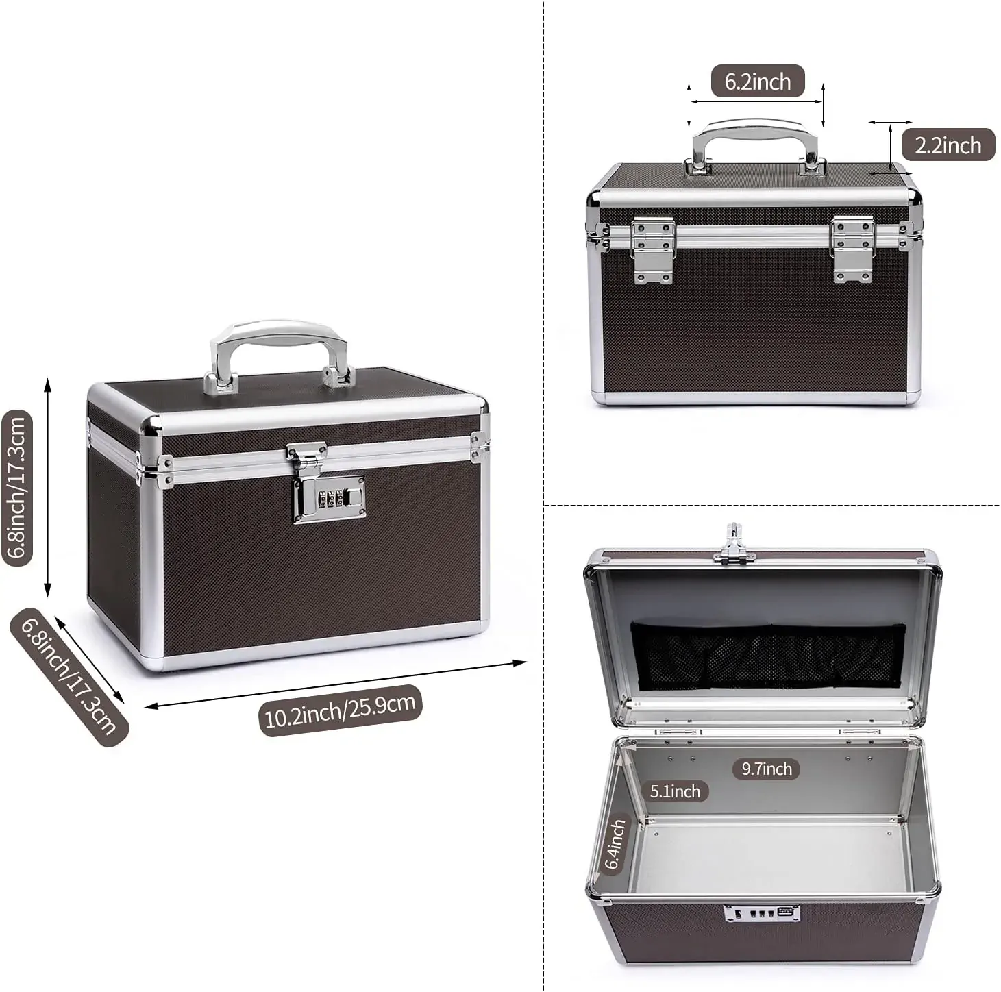 Portable Combination Medicine Box (Coffee/Small) Price