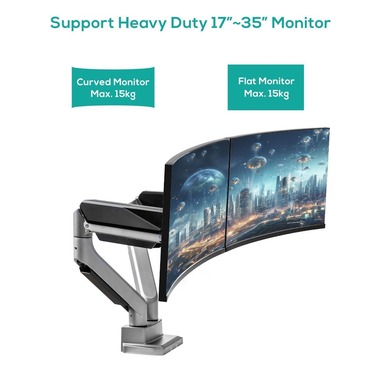 activiva Heavy Duty Dual Monitor Screen Gas Spring Monitor Arm Price