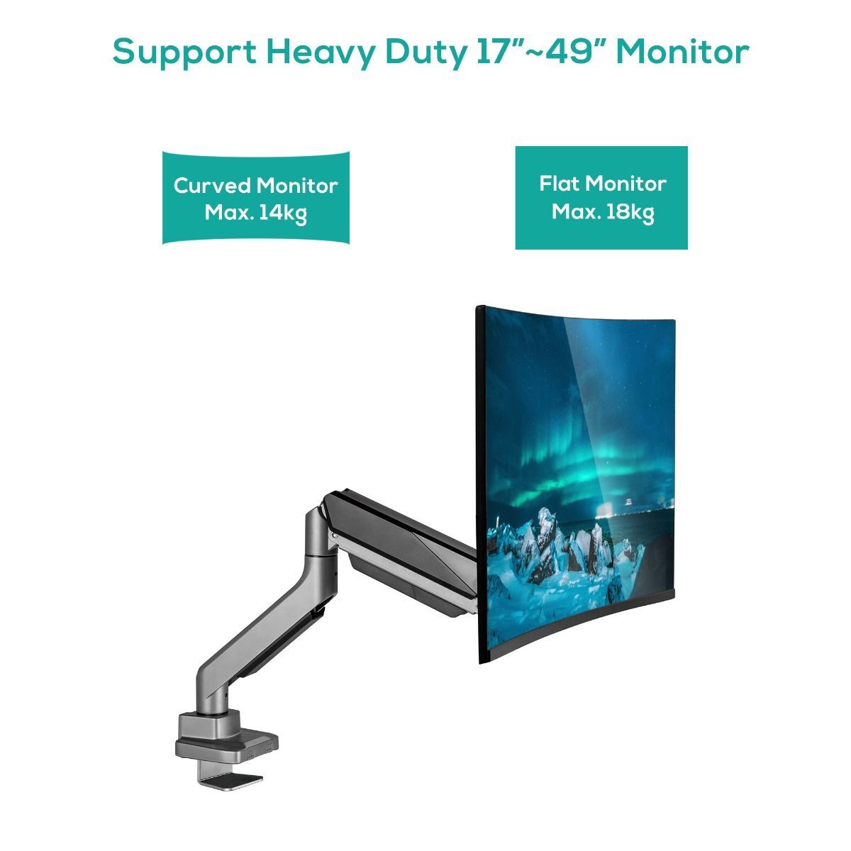 activiva Heavy Duty Single Monitor Screen Gas Spring Monitor Arm Price