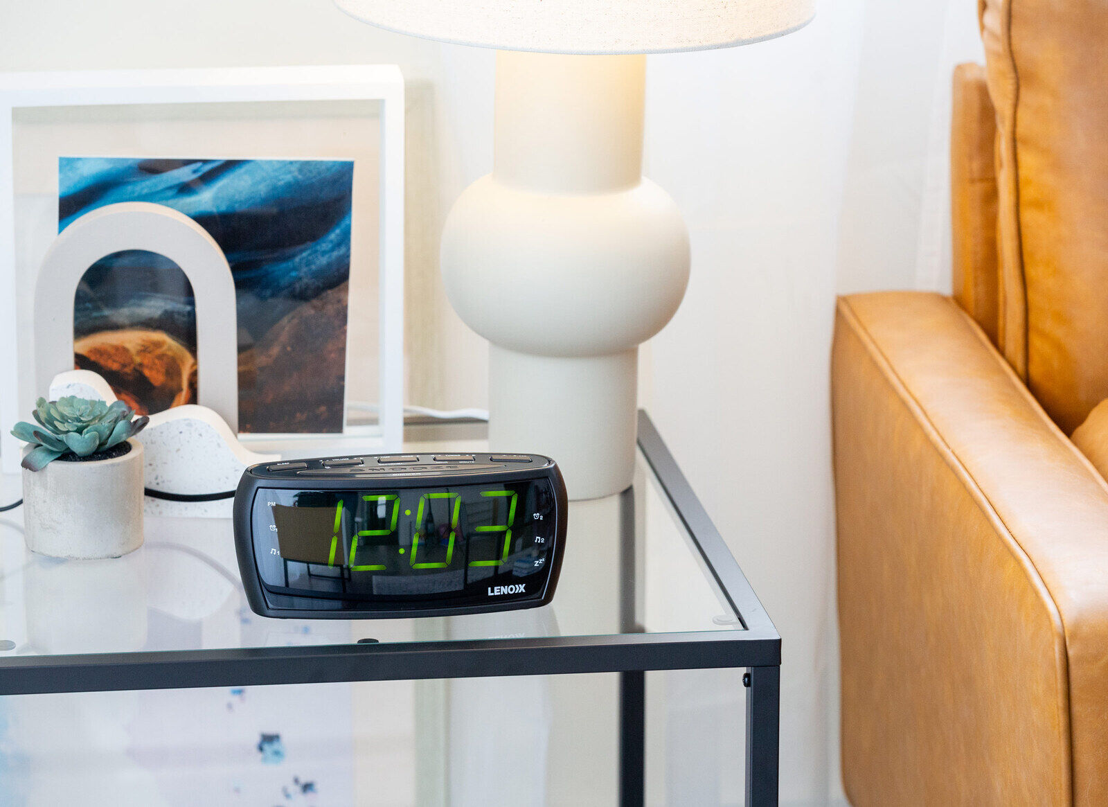 Large Number Alarm Clock & AM/FM Radio, Bold Green LED Time Screen Price