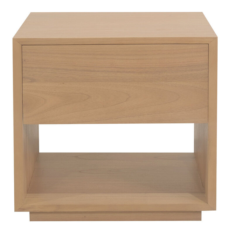 Oscar 1 Drawer Bedside Table (Natural) Price