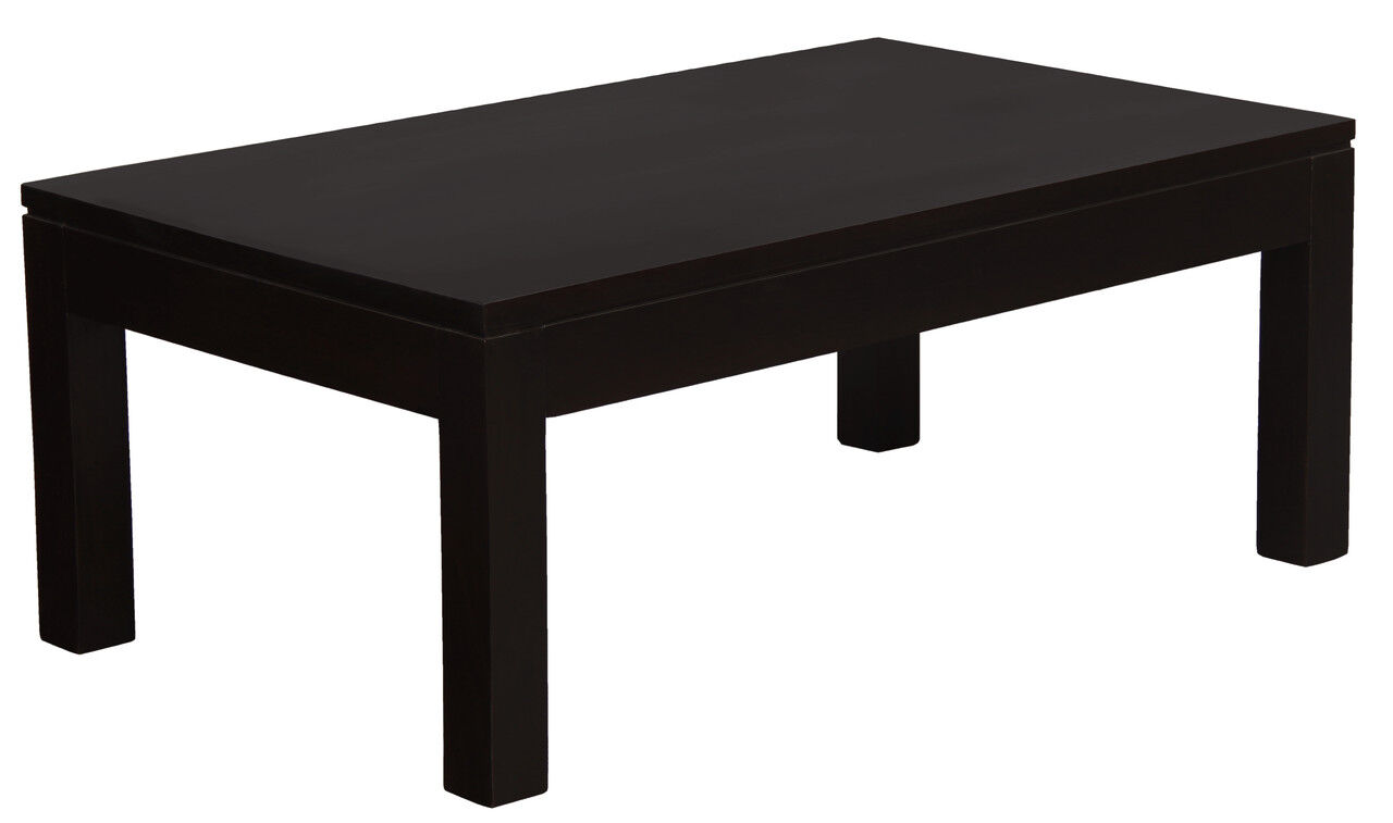 Amsterdam Solid Mahogany Timber Coffee Table (Chocolate) Price