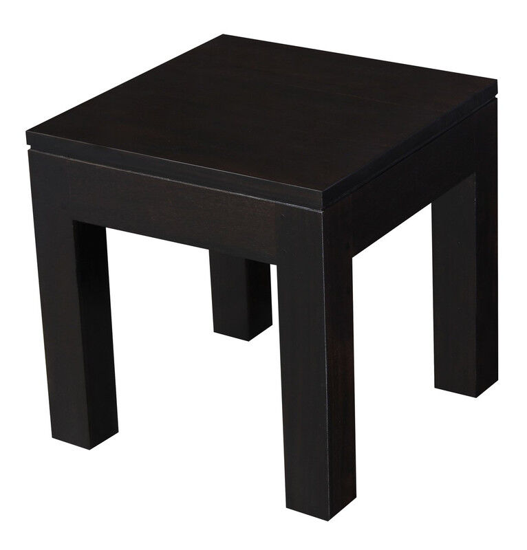 Amsterdam Solid Timber Lamp Table (Chocolate) Price