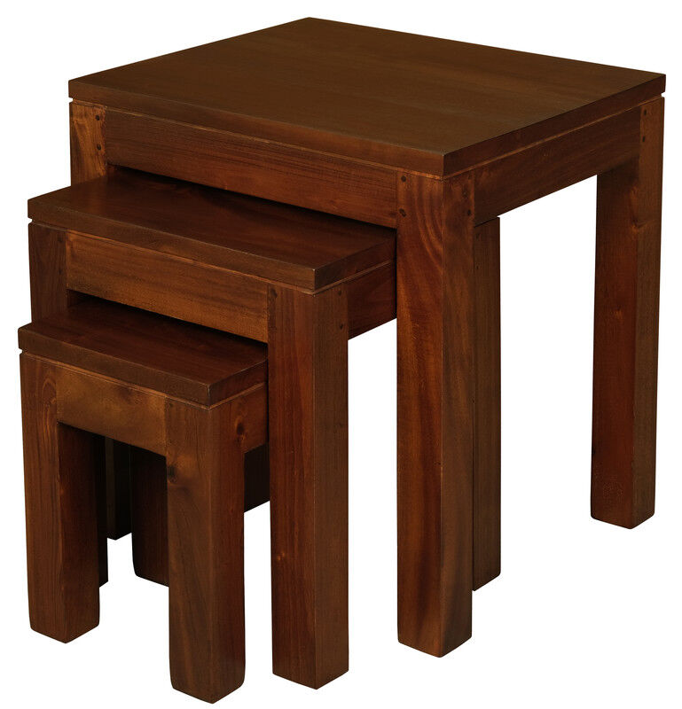 Amsterdam Nest of Table Set of 3 (Mahogany) Price