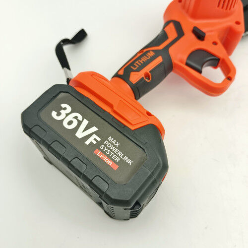 6" Mini Orange Cordless Electric Chainsaw 2X Battery-Powered Wood Cutter Rechargeable Price
