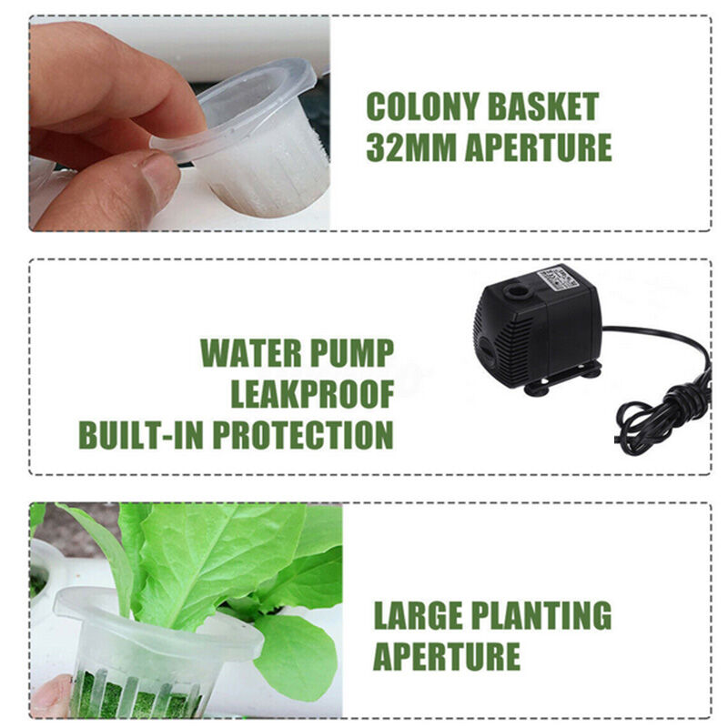 108 Plant Sites Hydroponic Grow Tool Kit Vegetable Garden Hydroponic Grow System Price