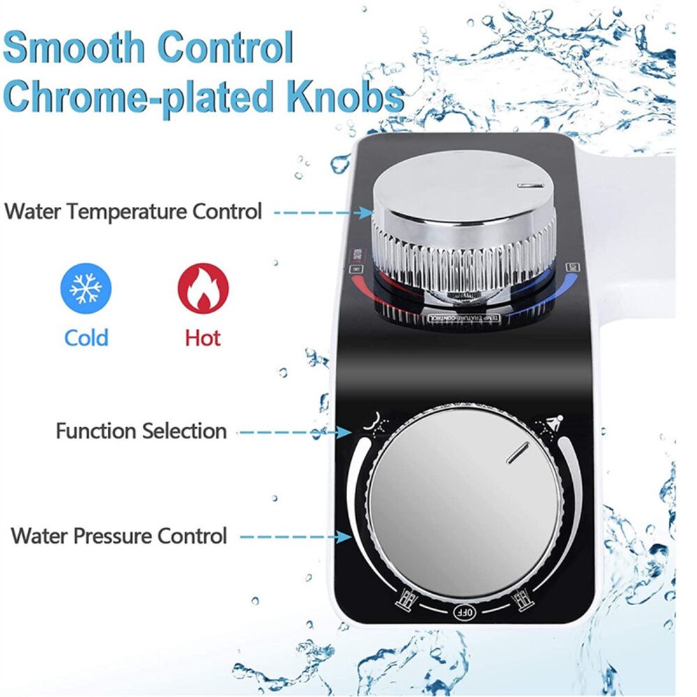 Bidet Toilet Seat Dual Nozzles Self-Cleaning Wash Hot Cold Mixer Water Sprayer Price
