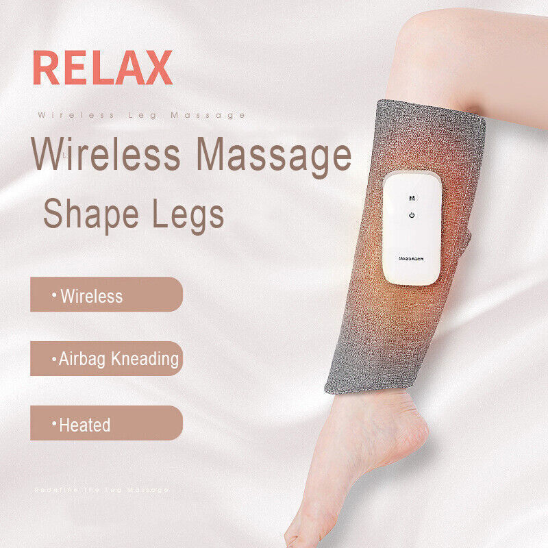 Leg Massager Heated Air Compression Foot Massage Calf Circulation Muscles Relax Price