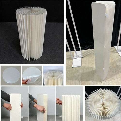 5 Hard Carboard Display Stand Round Plinth Cylinder Pedestal Wedding Flower Price