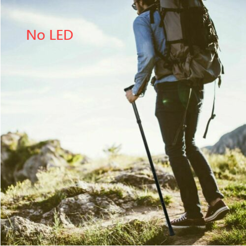 Adjustable Walking Stick Travel Retractable Hiking Folding Cane Metal Pole Price