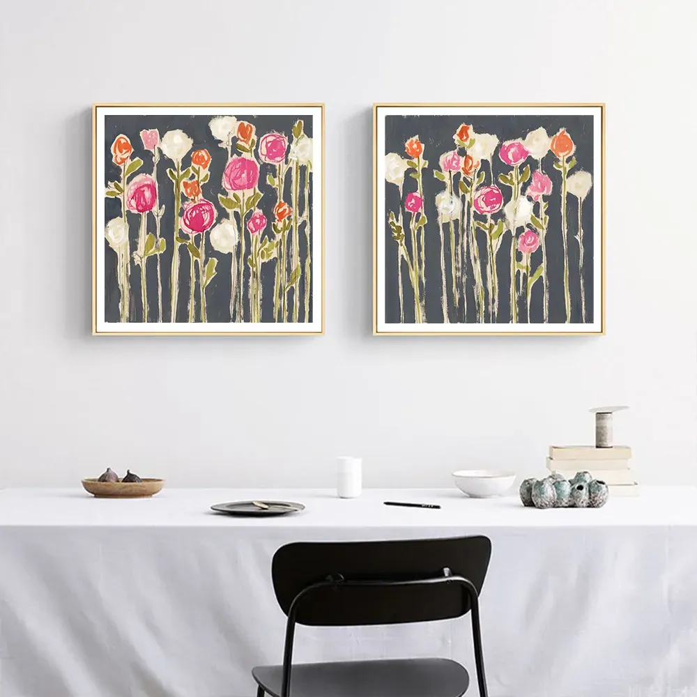 Wall Art 40cmx40cm Laurels Lollies 2 Sets Wood Frame Canvas Price