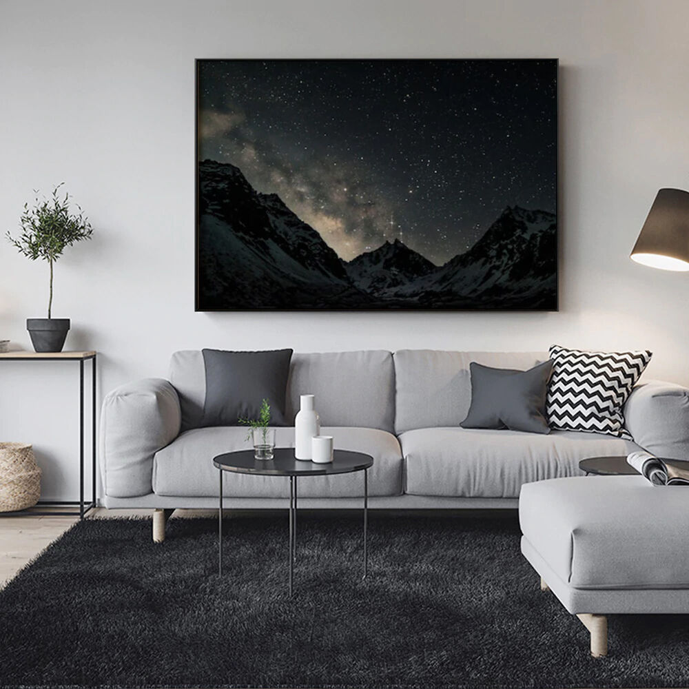 100cmx150cm Night Court Black Frame Canvas Wall Art Price