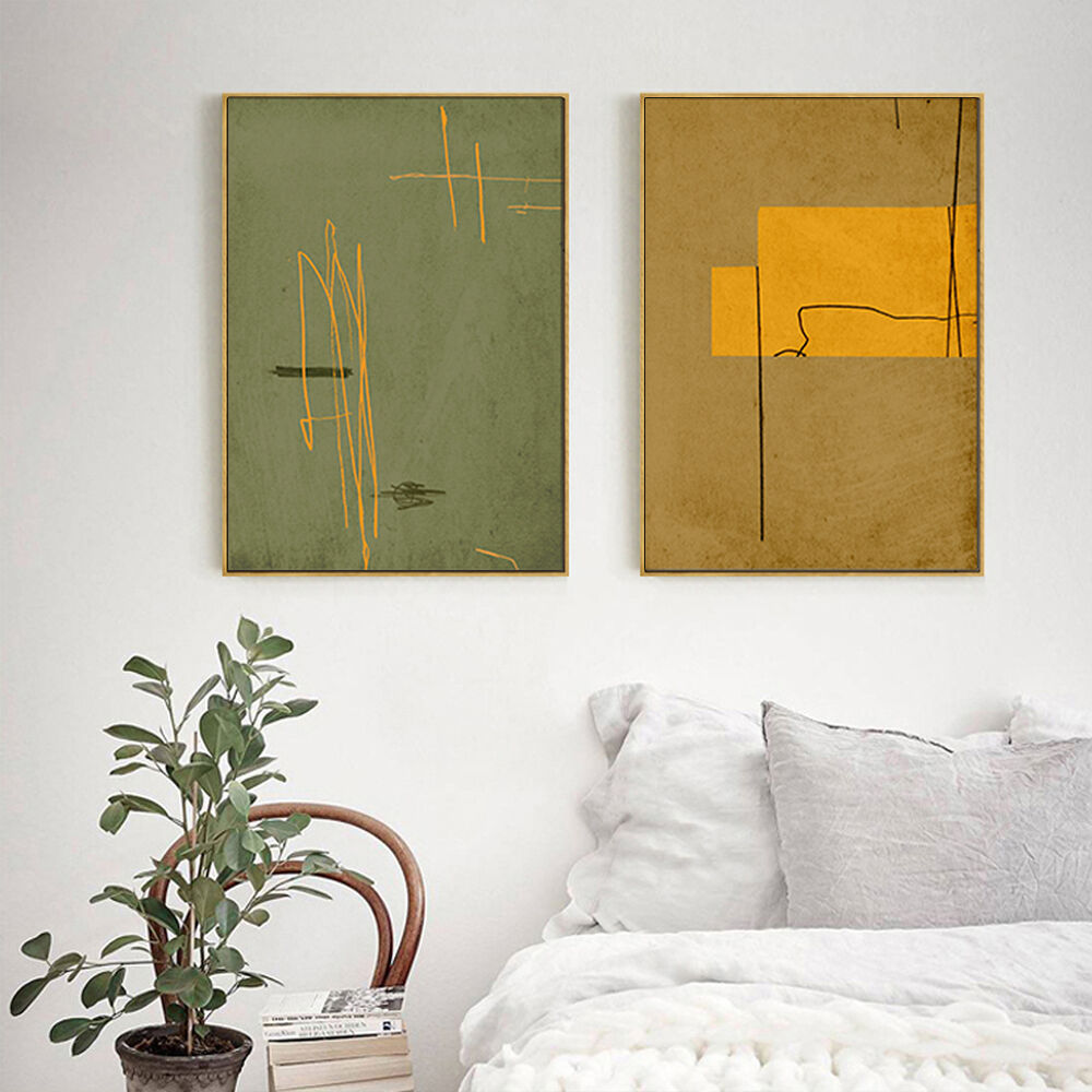 100cmx150cm United Study 2 Sets Gold Frame Canvas Wall Art Price