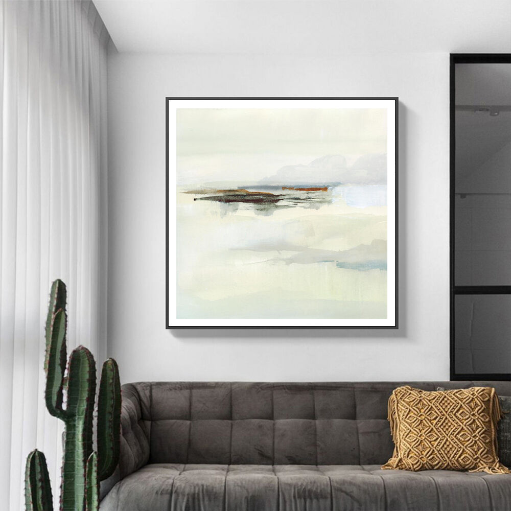 40cmx40cm Atmospheric Edge Black Frame Canvas Wall Art Price