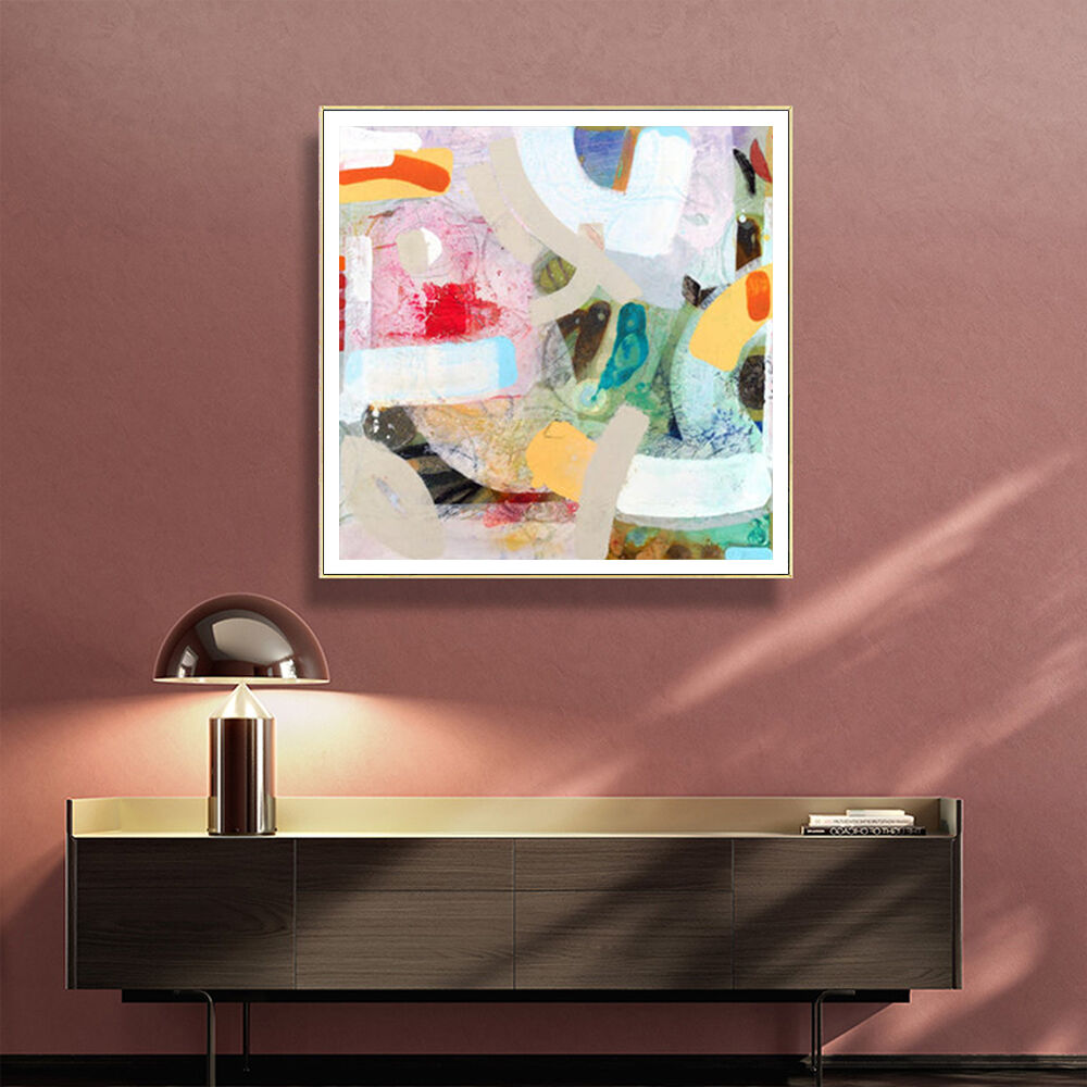 100cmx100cm Changed My Mind IV by Aleah Koury Gold Frame Canvas Wall Art Price