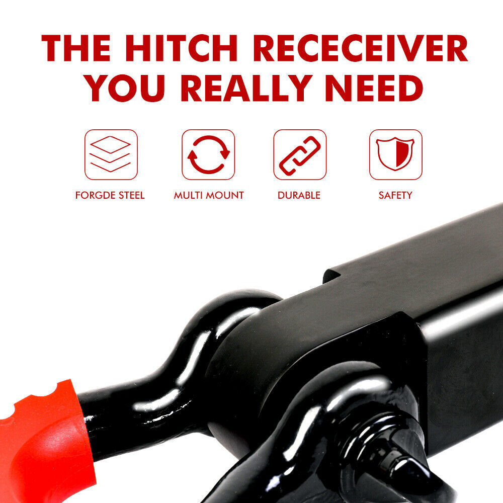 X-BULL Hitch Receiver 5T Recovery Receiver with Bow Shackle Tow Bar Off Road 4WD Price