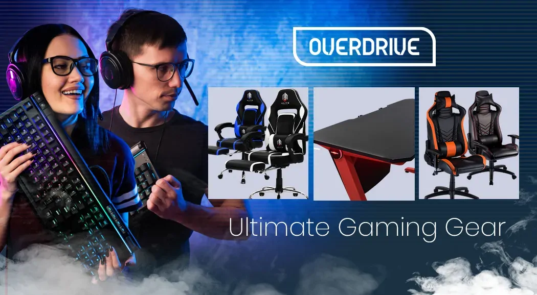 Gaming Chair Desk Racing Seat Setup PC Combo Office Black Table Foot Price