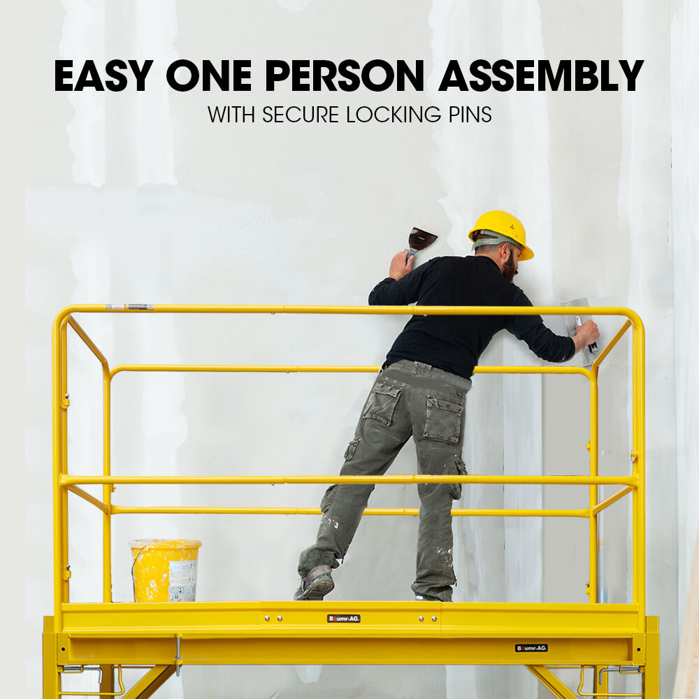 Baumr-AG Safety Guard Rail for Adjustable Mobile Scaffold Price