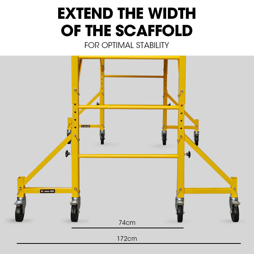 Baumr-AG Outrigger Wheel Set for Adjustable Mobile Scaffolding, 4pc Price