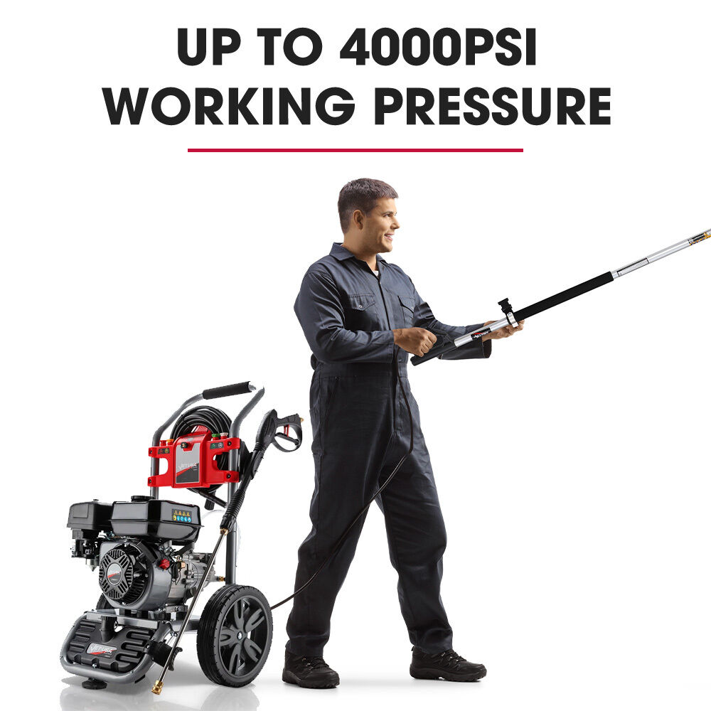 Jet-USA 4000PSI 5.5M Long Telescopic Universal Pressure Washer Cleaner Pole Wand Extension Lance Price