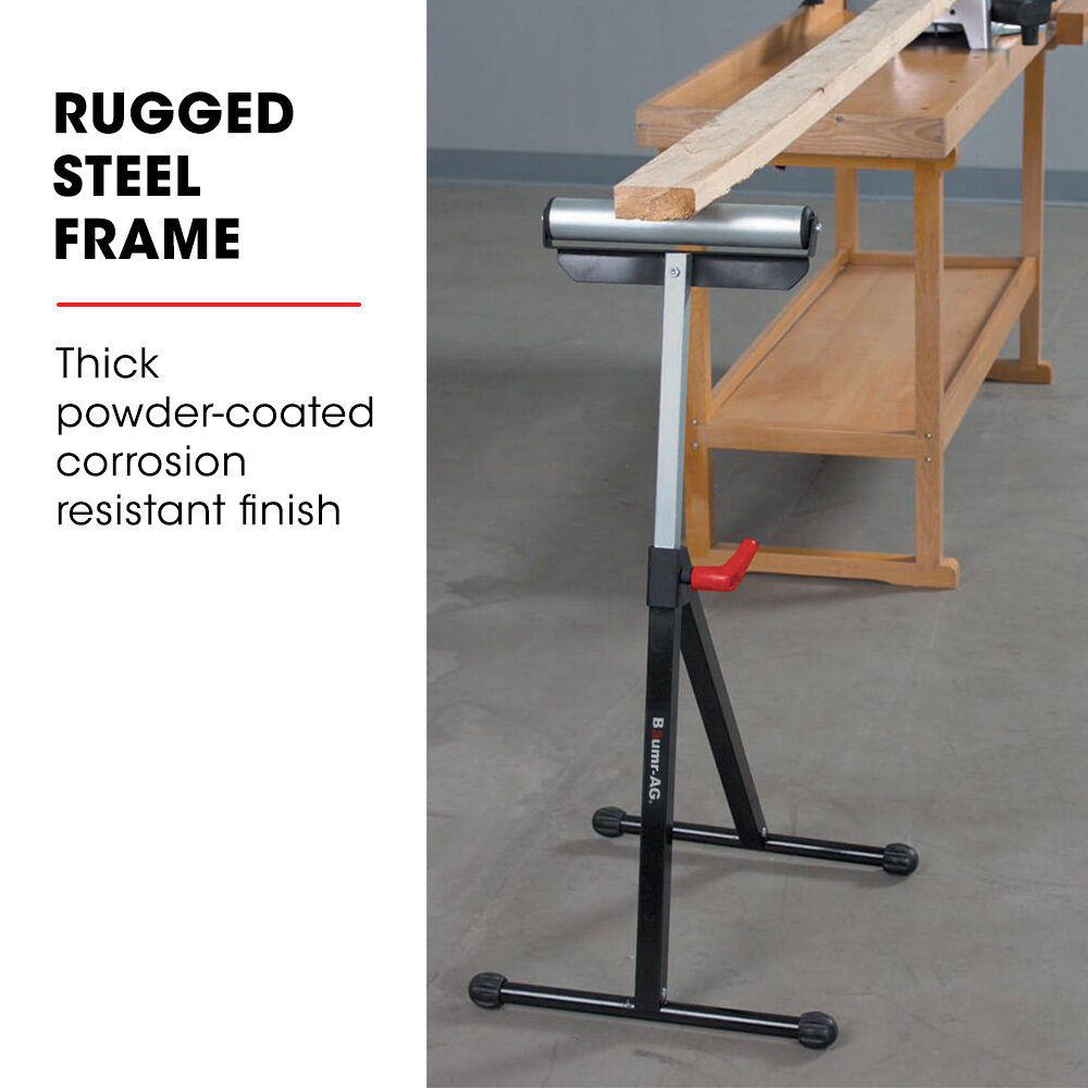 Baumr-AG Height Adjustable Roller Support Stand, 60kg Capacity, Folding Price