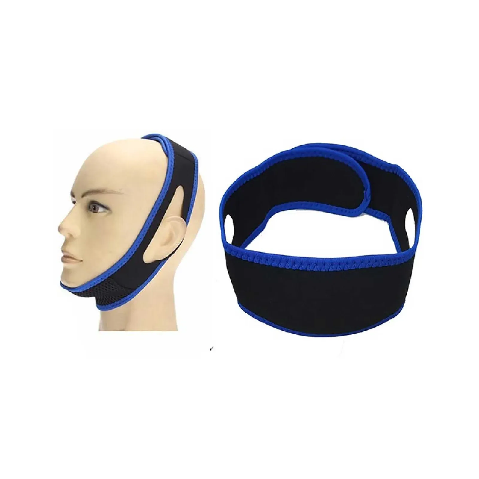 Anti Snoring Aid Adjustable Chin Strap - Jaw Brace Sleeping Aid Device Price