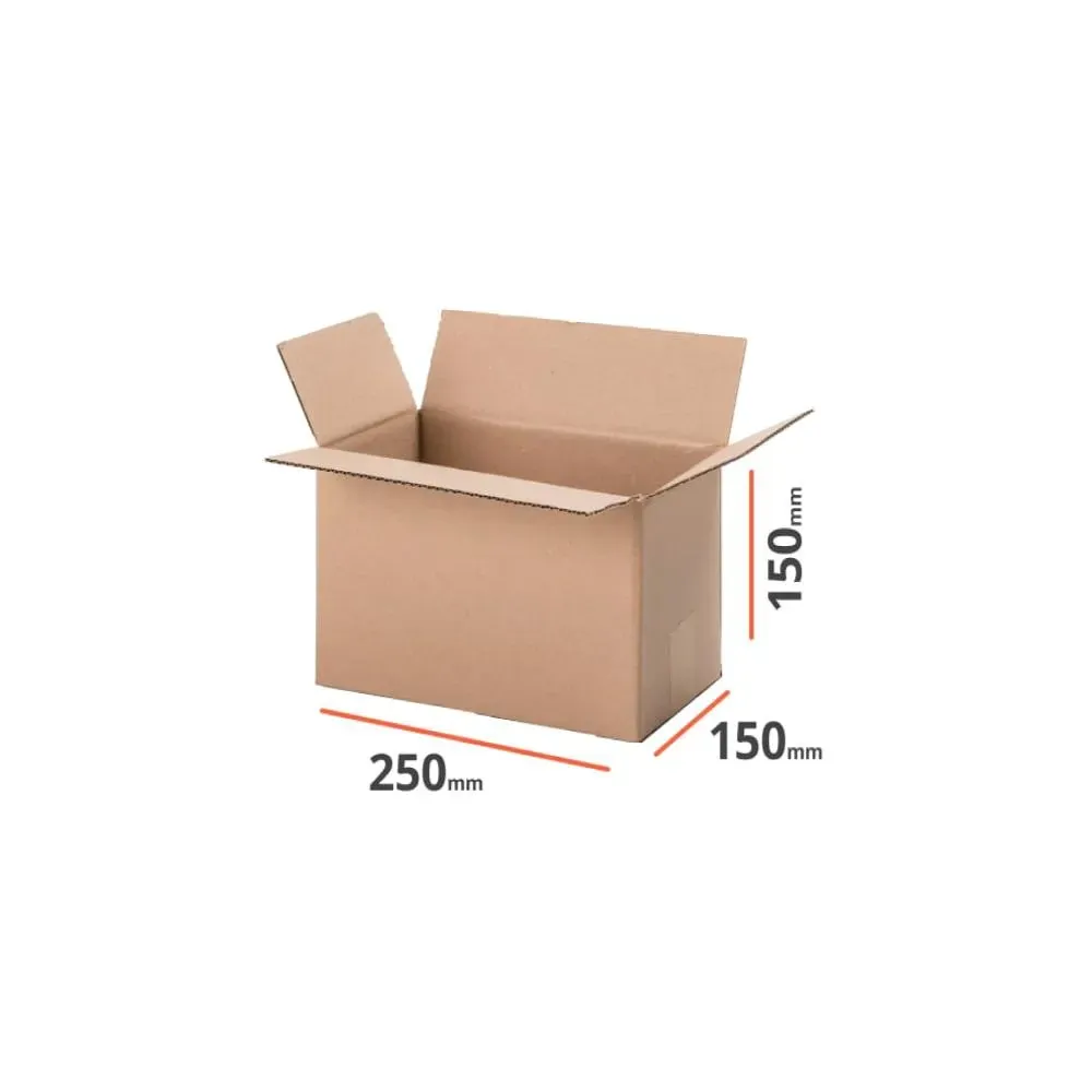30x Cardboard Boxes 250x150x150mm Carton Box Small Moving Packing Storage Mail Price