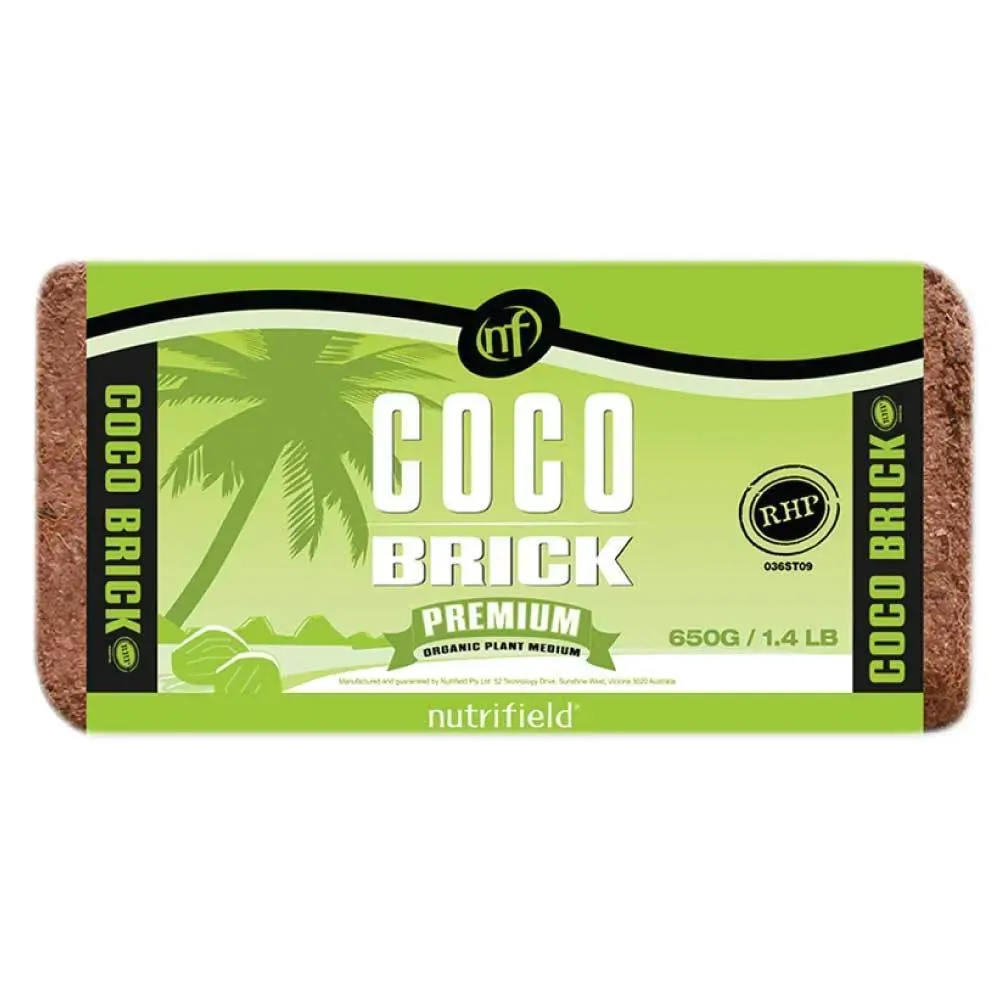 10x 650g Coco Brick Premium Coir Peat Organic Plant Growth Media Husk Nutrifield Price
