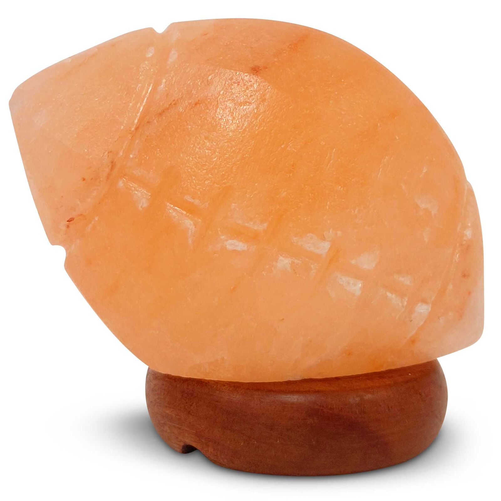 12V 12W Rugby Himalayan Pink Salt Lamp Carved Footy Rock Crystal Light Bulb On/Off Price
