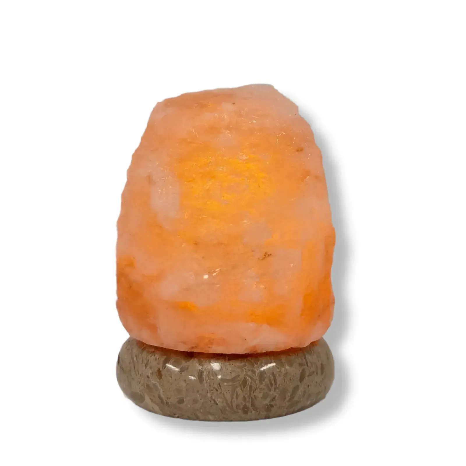 USB Himalayan Salt Lamp - Mini Natural Rock Shape Pink Crystal Rock Marble Light Price