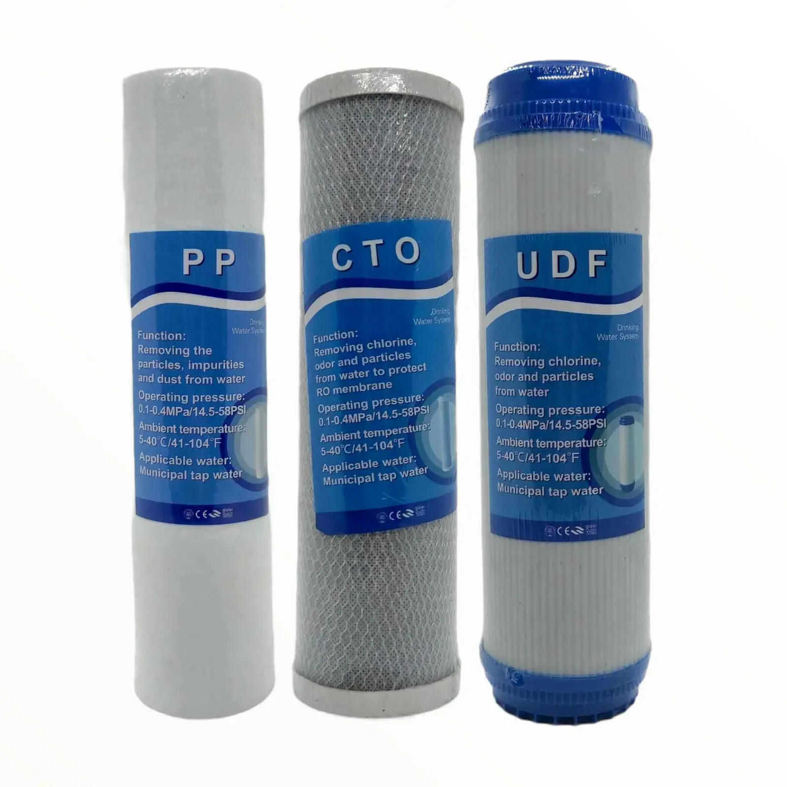 10" RO Water Filter Cartridge Replacement Set 3/4/5/6 Stage Reverse Osmosis 3 Pk Price