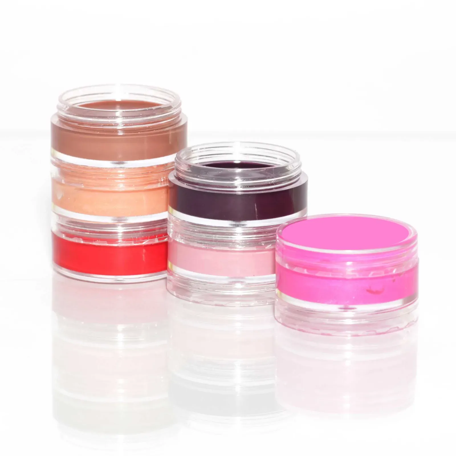 10x 3ml Lip Balm Containers Jars + Lids - Small Cosmetic Cream Sample Pot Price