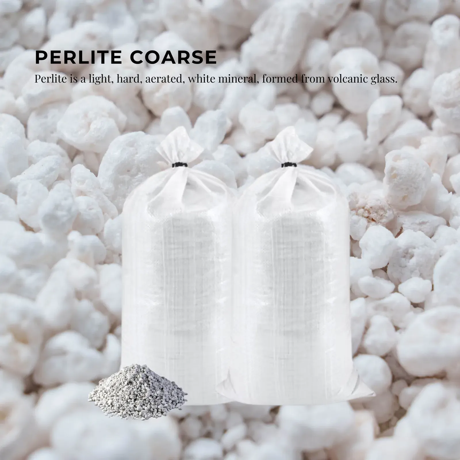 50L Perlite Coarse Premium Soil Expanded Medium Plants Hydroponics Price